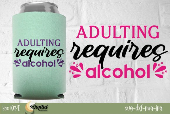 Adulting Requires Alcohol Embroidery Review