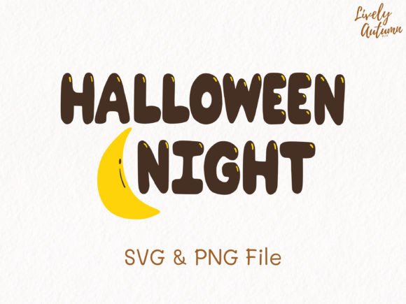 Halloween Night Lettering SVG PNG Review
