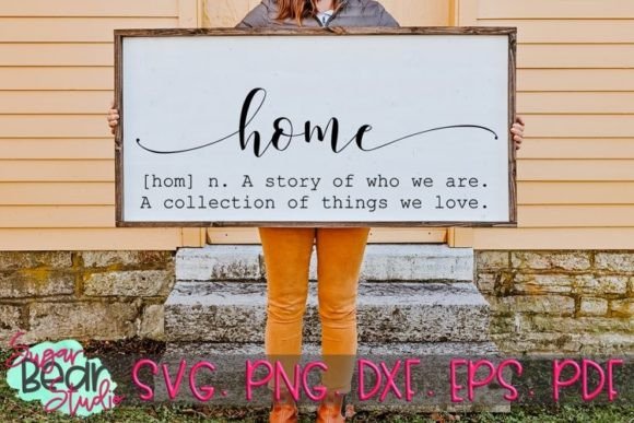 Home A Story Of Who We Are A Collection Graphics for Crafts
