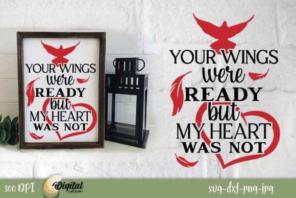 Your Wings Were Ready: A Graphic Design Asset for Crafts